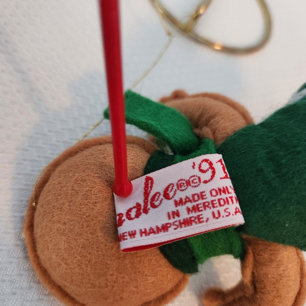 1991 Annalee Gingerbread Man Ornament Vintage 90s - Picture 6 of 6
